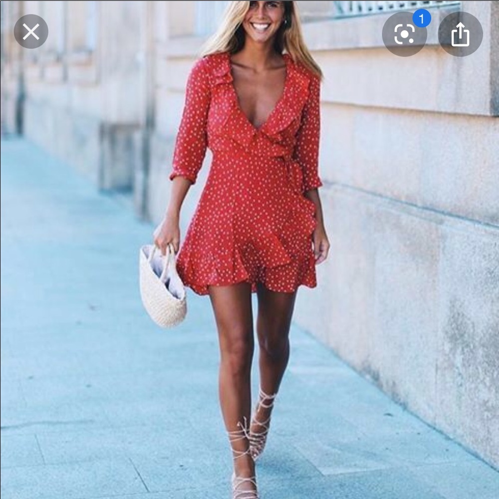 Realisation Par The Alexandra Red Star Dress